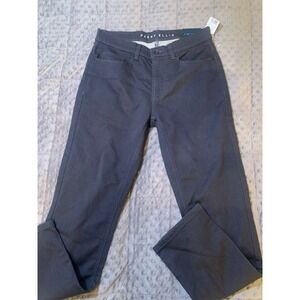 NEW PERRY ELLIS  Mens Pants 32x30 Slim Stretch Dark Slate